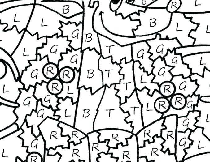 678x524 Color By Number Christmas Sheets