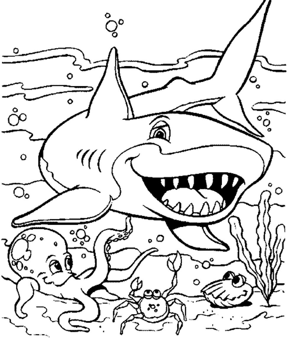 991x1145 Free Printable Ocean Coloring Pages 12