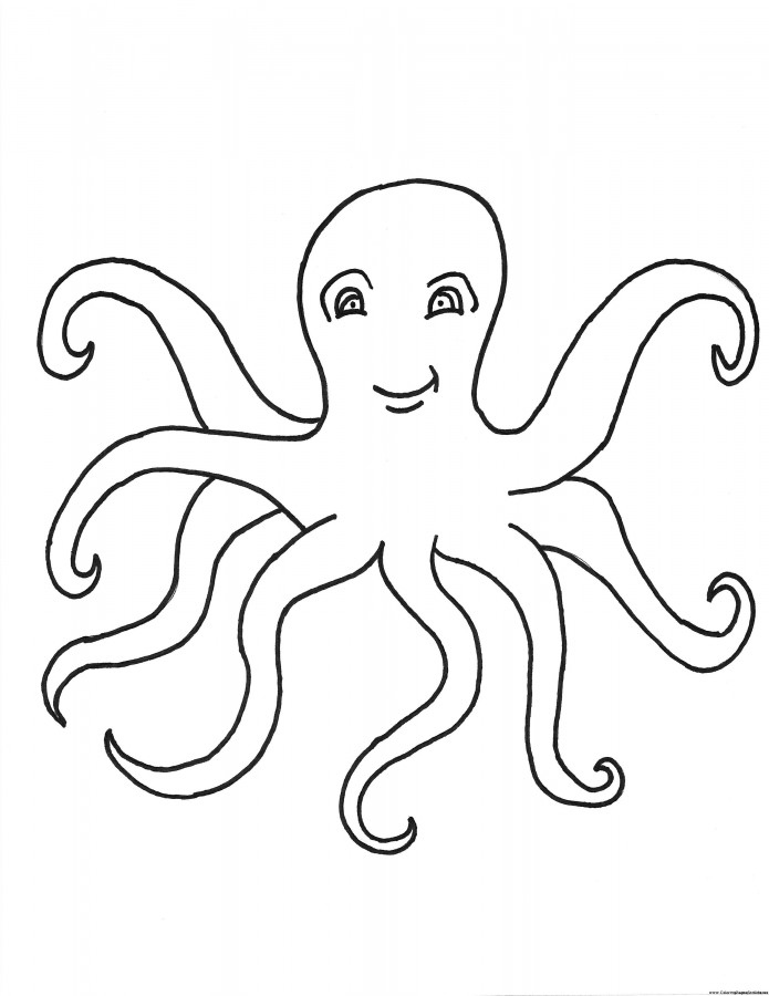 695x900 Octopus Coloring Page Luxury Free Printable Octopus Coloring Pages