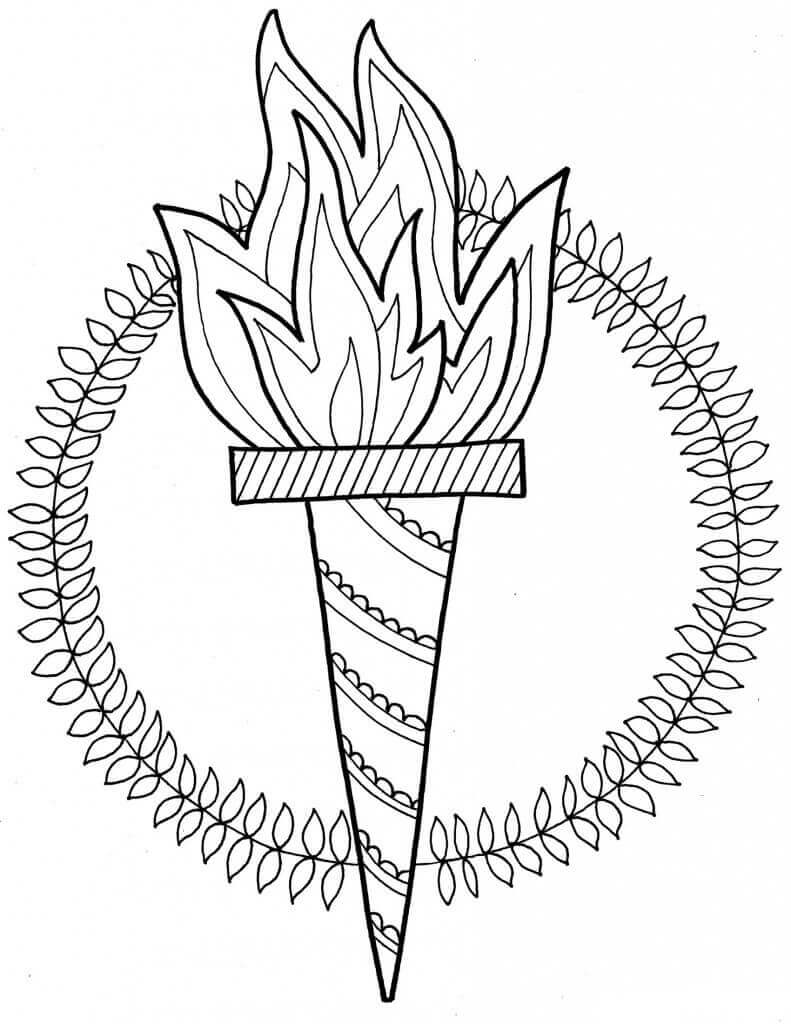 791x1024 Free Printable Winter Olympics Coloring Pages