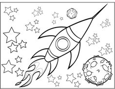 Free Printable Outer Space Coloring Pages