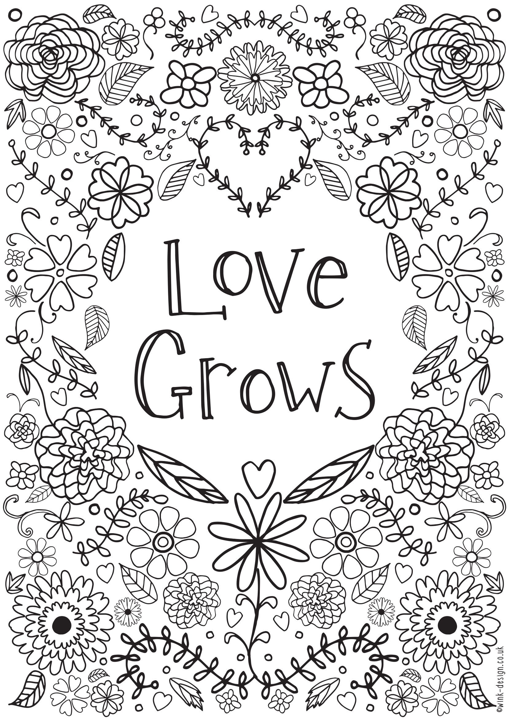 1654x2338 Valentines Abstract Doodle Zentangle Paisley Coloring Pages