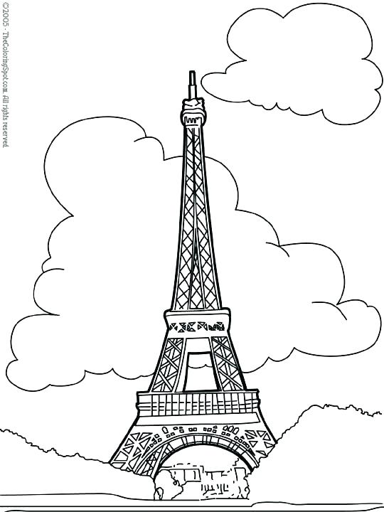 540x720 Free Printable Tower Coloring Pages Pictures To Print Beach Free