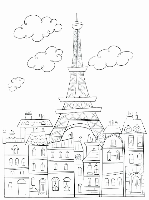 477x640 Paris Eiffel Tower Coloring Pages Photos Eiffel Tower Coloring