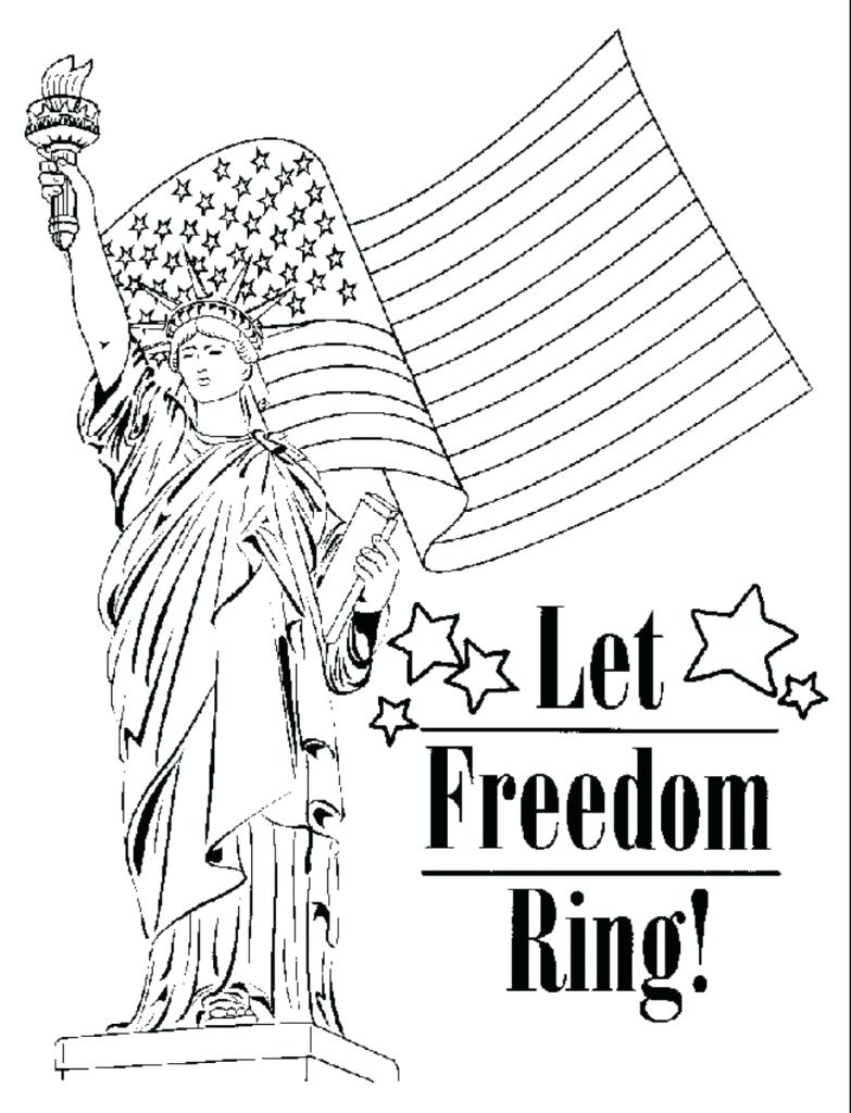 Free Printable Patriotic Coloring Pages