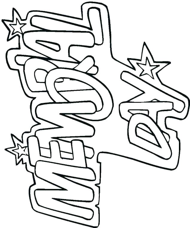 636x765 Patriotic Coloring Page