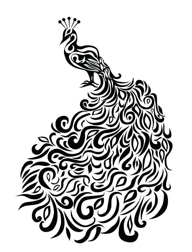 Free Printable Peacock Coloring Pages