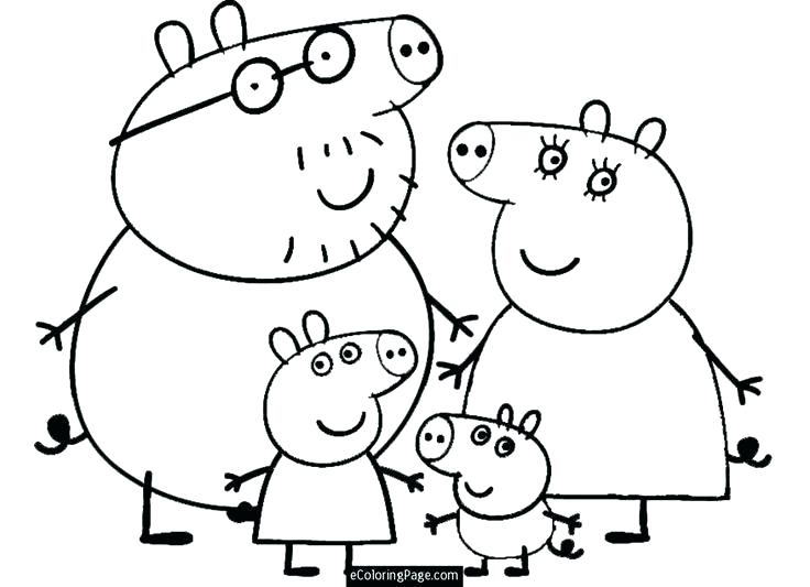 736x533 Pig Template Printable Pig Coloring Pages Online Free Pretty