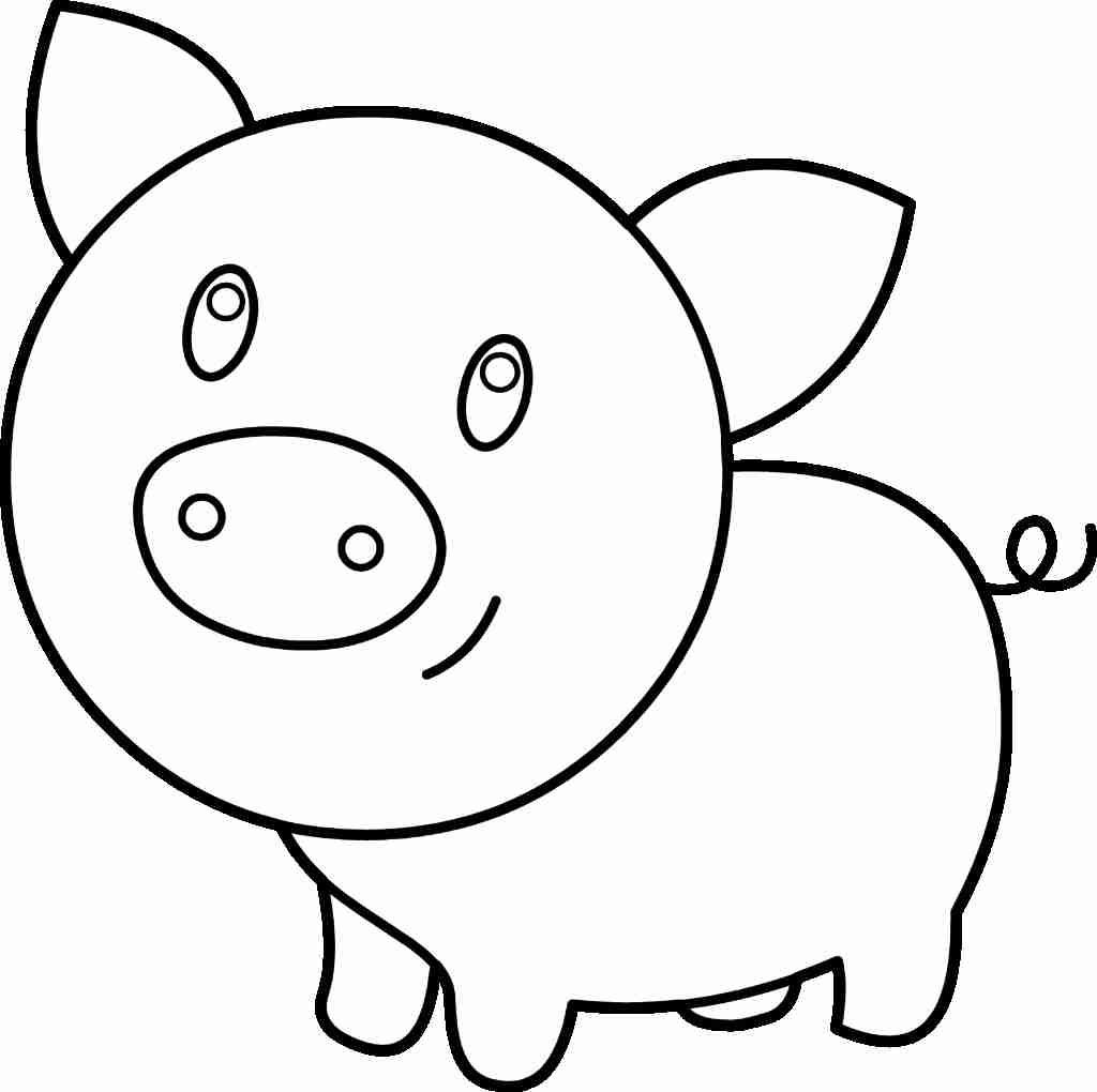 1024x1020 Free Printable Pig Coloring Pages For Kids Cool Colouring Olegratiy