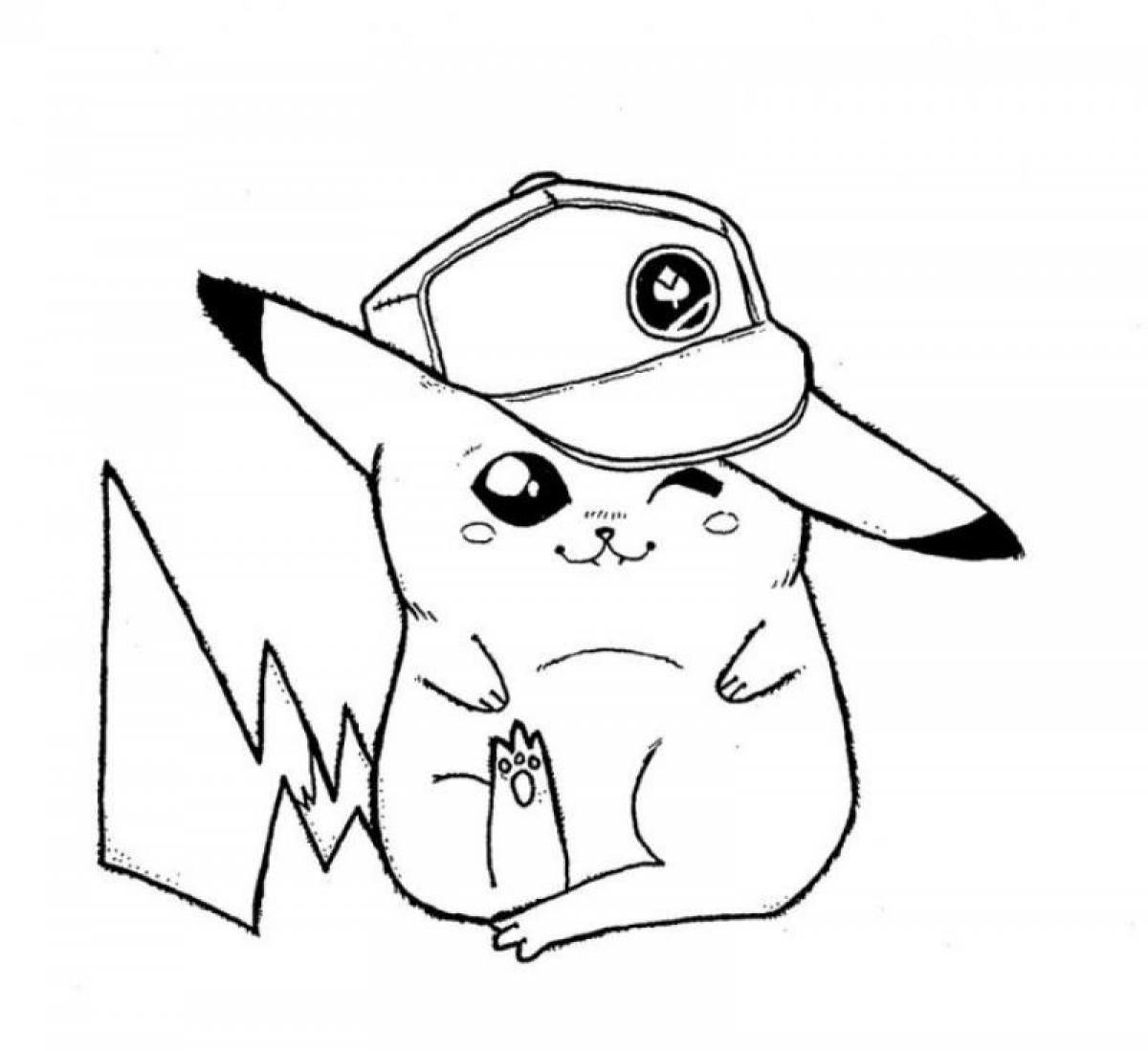 1200x1099 Free Printable Pikachu Coloring Pages For Kids Alluring Pokemon