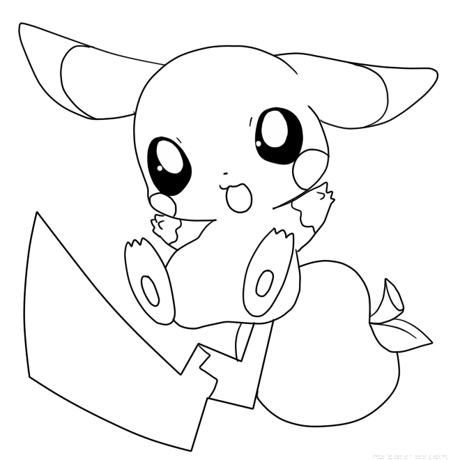 660x660 Pokemon Pikachu Coloring Pages Online Free Print Accessories