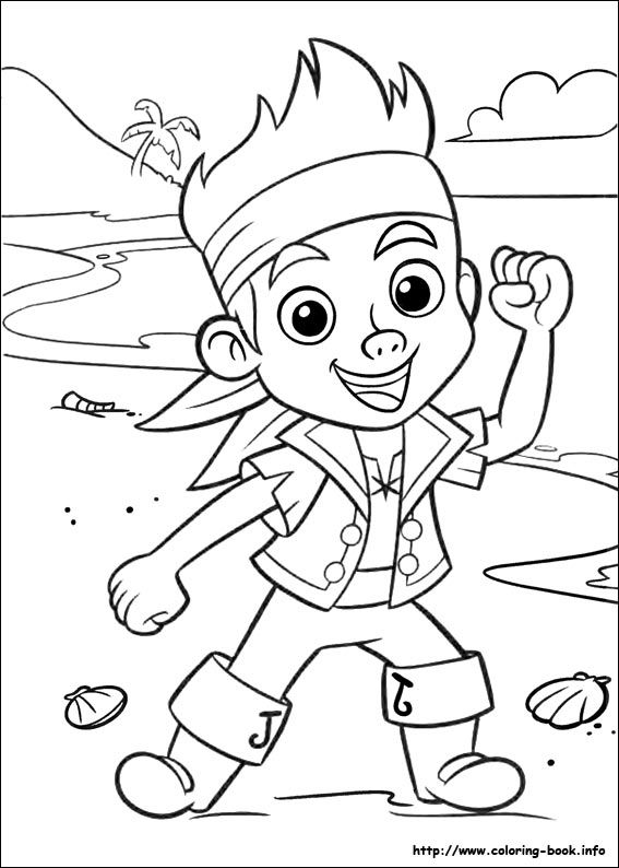 567x794 Jake And The Never Land Pirates Coloring Picture Coloring Pages