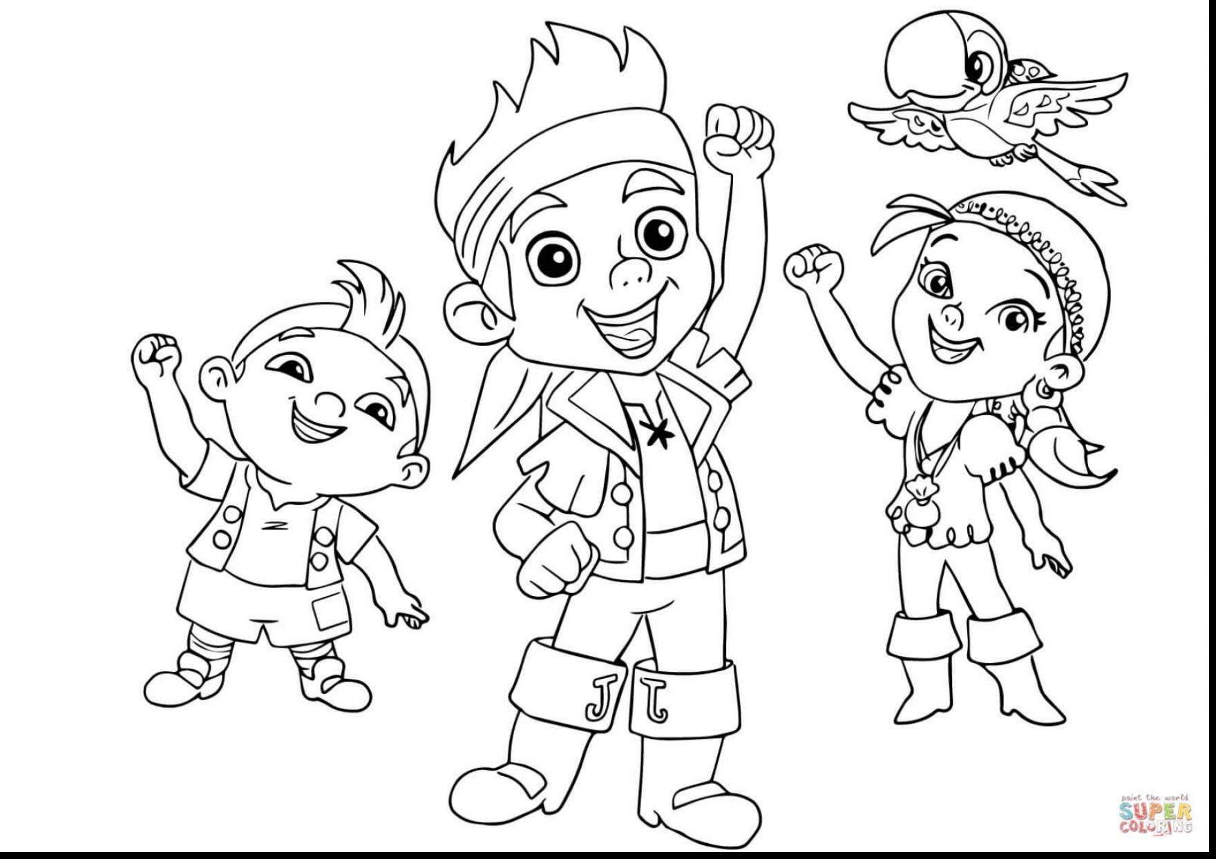 1760x1244 Amazing Pirate Coloring Pages To Print Jake And The Neverland