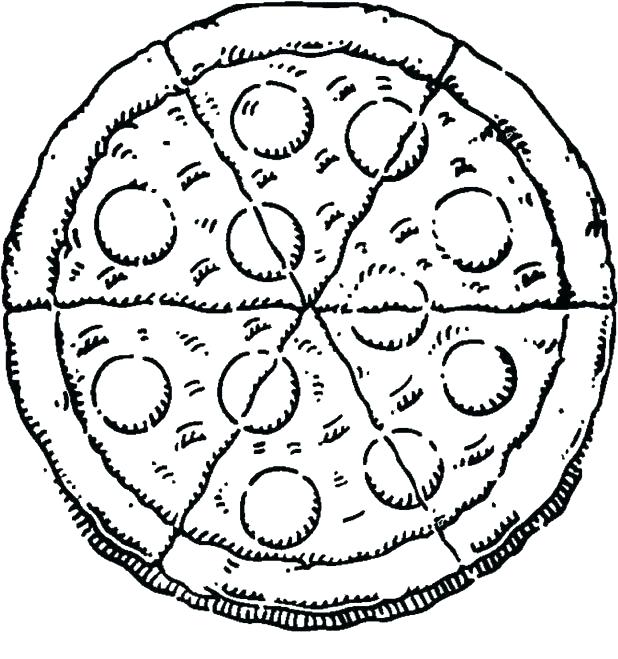 618x659 Coloring Pages Pizza Coloring Pictures Of Pizza Pizza Coloring