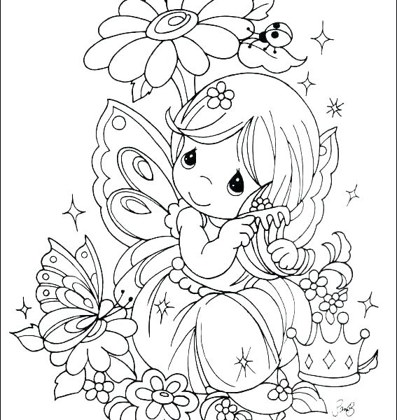 567x600 Precious Moments Coloring Books Changing A Diaper Free Coloring