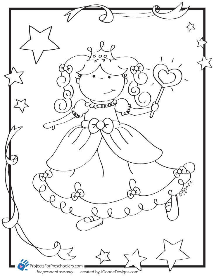Free Printable Princess Coloring Pages