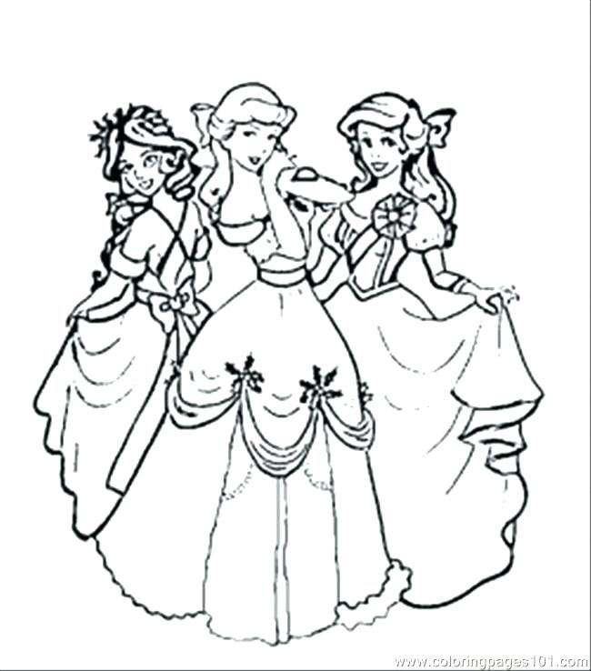650x738 Christmas Coloring Pages Free And Printable Princess Free Coloring