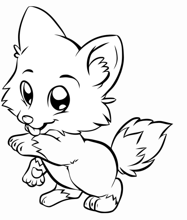 654x768 Puppy Coloring Pages