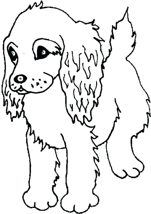 600x846 Puppy Coloring Pages Free Printable Sendflare.co