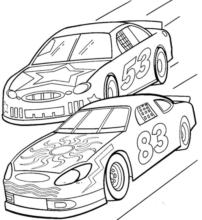700x761 Race Car Coloring Pages Printable Free The Art Jinni