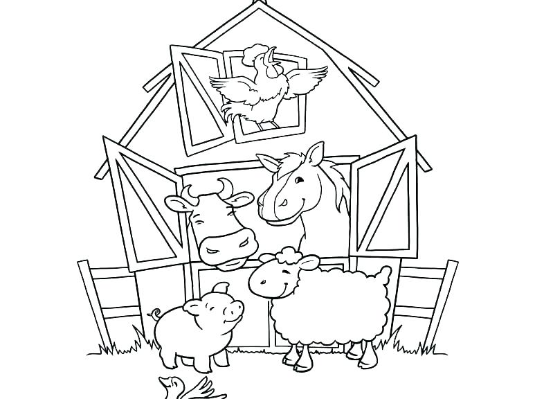 773x576 Color Pages Of Animals