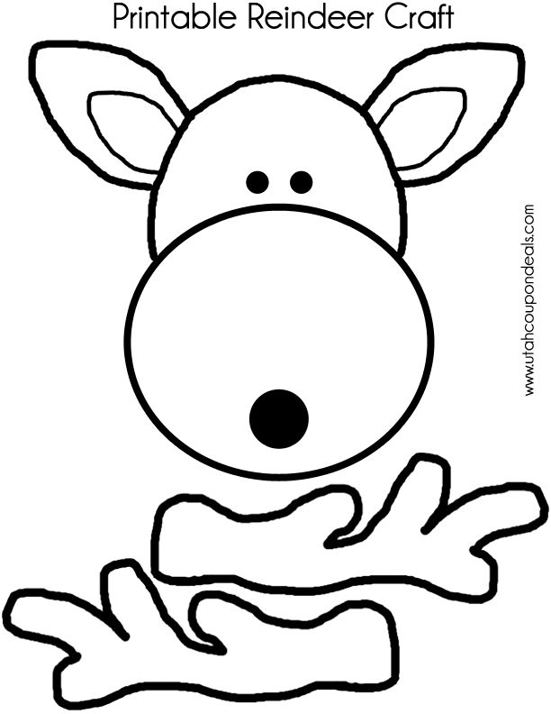 612x792 Free Printable Reindeer Pictures Best 25 Reindeer Ideas