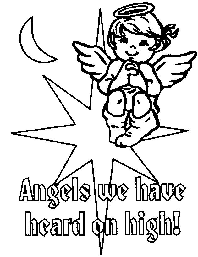 630x819 Printable Religious Christmas Coloring Pages