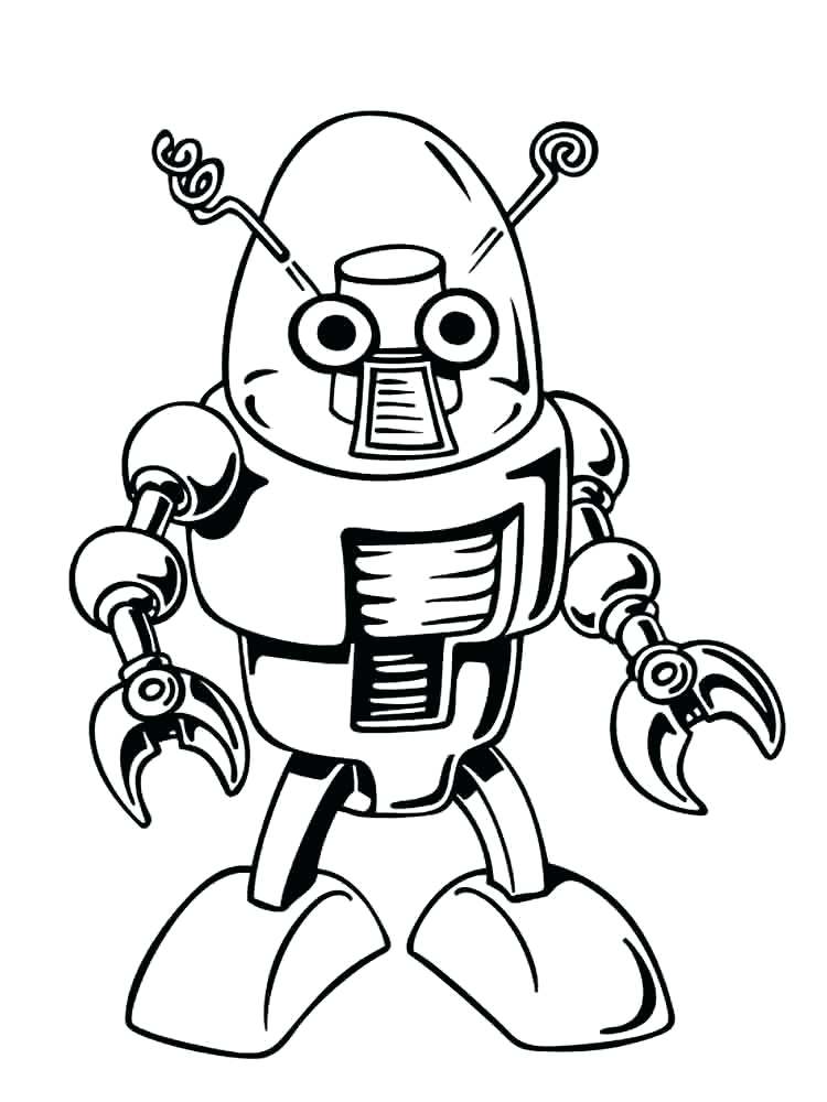 750x1000 Robot Coloring Sheets Free Printable Robots Coloring Pages Robot