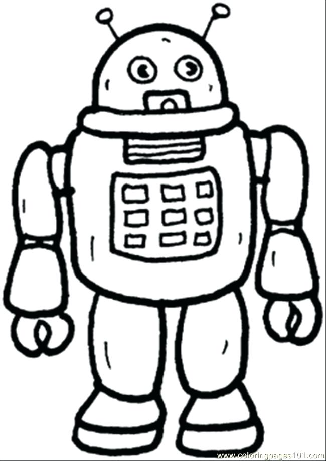 650x917 Cute Robot Coloring Pages To Print Robot Coloring Free Printable