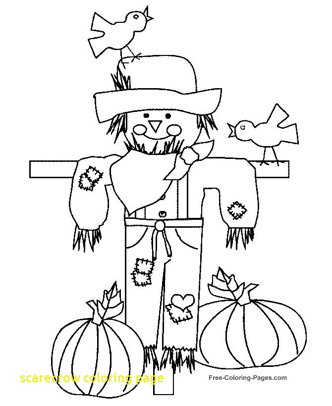 670x820 Scarecrow Coloring Page With 25 Unique Scarecrow Coloring Pages