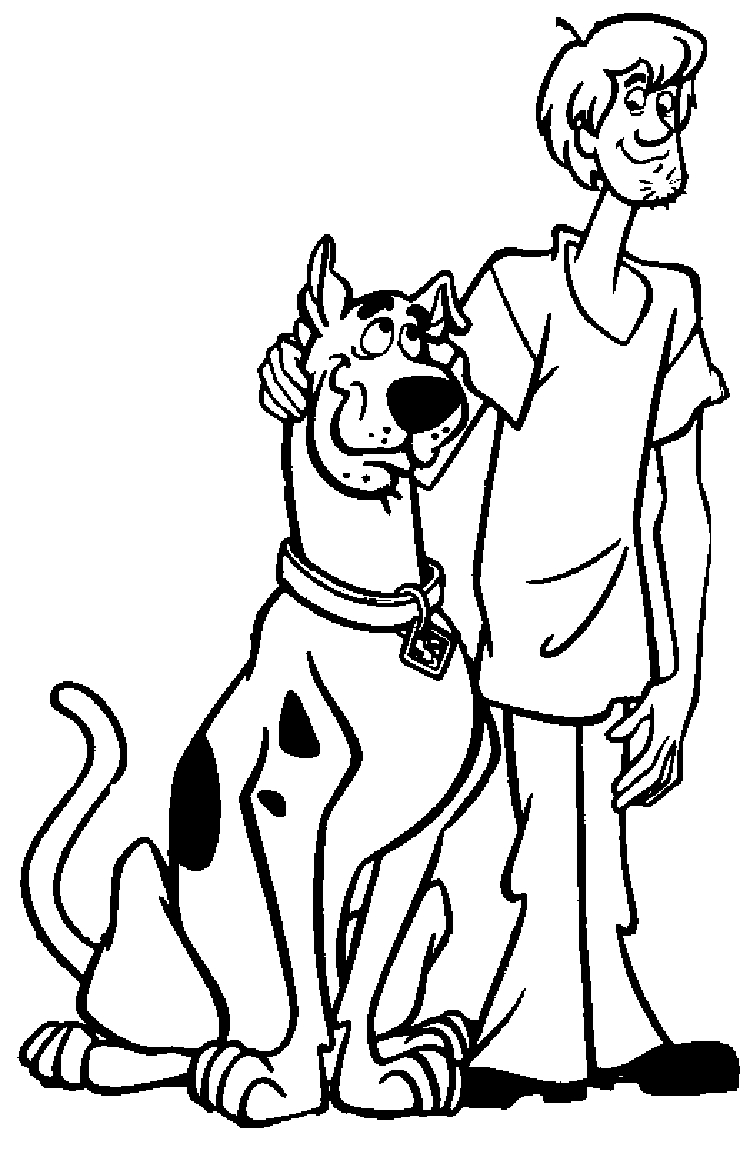 Free Printable Scooby Doo Coloring Pages