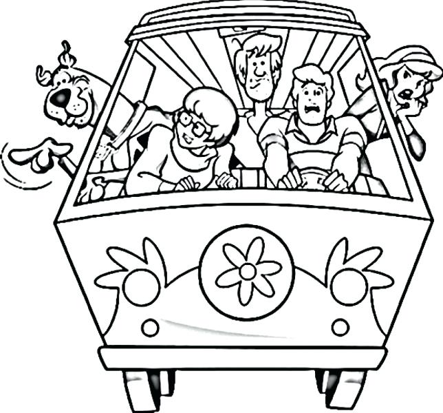 644x600 Scooby Doo Coloring Page Coloring Pages Scooby Doo Coloring Pages