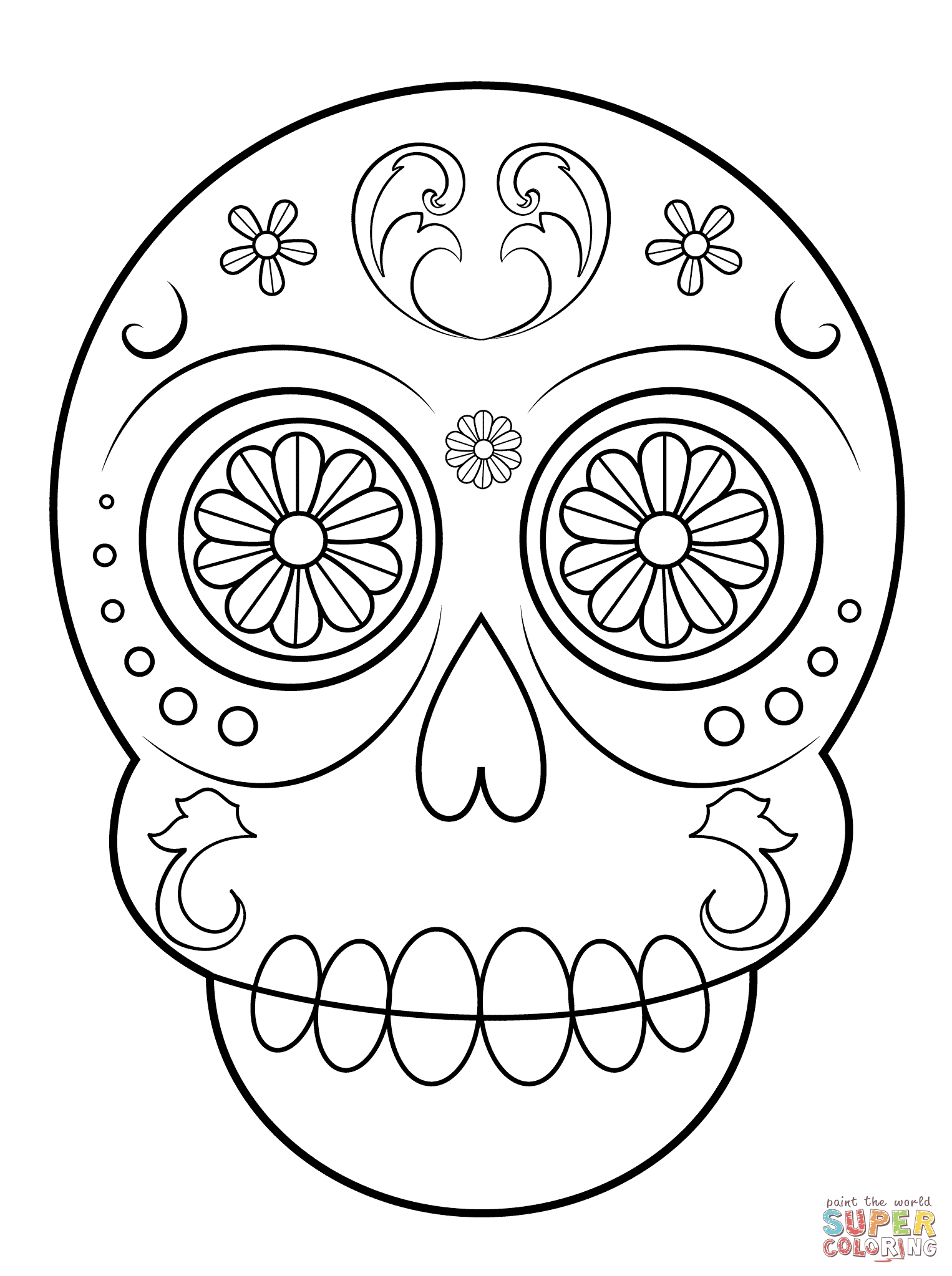1526x2046 Fresh Sugar Skull Coloring Pages Coloring Pages Free Coloring