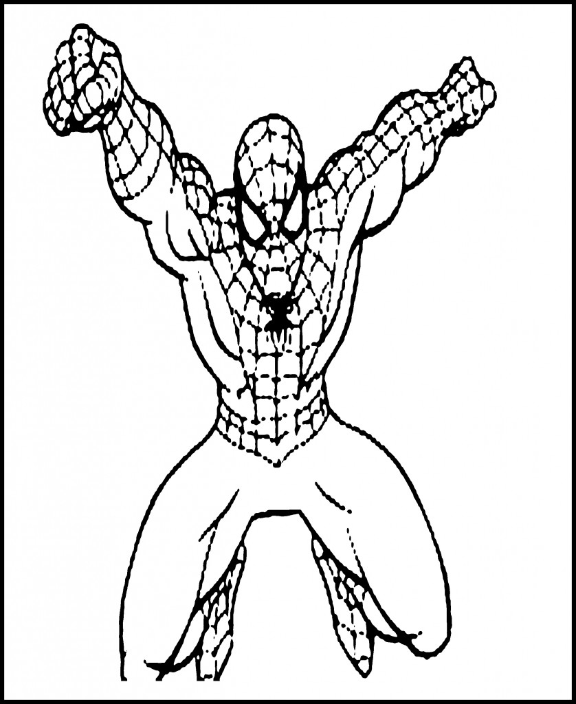 Free Printable Spiderman Coloring Pages