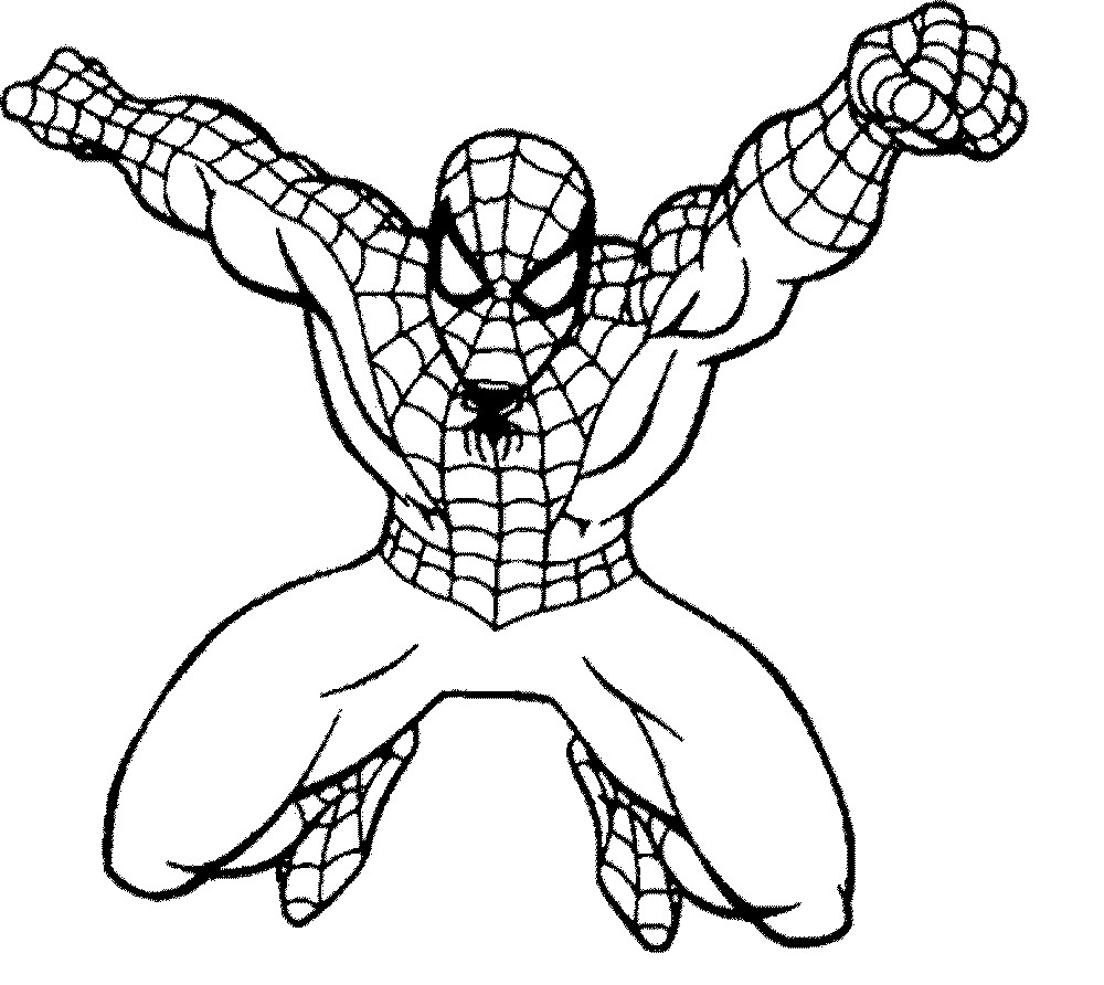 1000x892 Announcing Free Printable Spiderman Coloring P