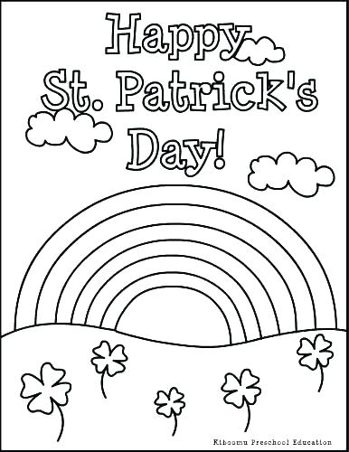 386x500 Coloring Pages St Patricks St Patrick Day Coloring Pages Crafts