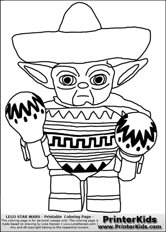 580x812 Mexican Yoda Drawing References