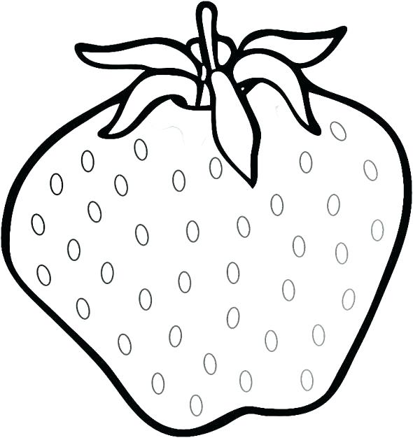 590x626 Strawberry Coloring Page Strawberry Coloring Pages Printable