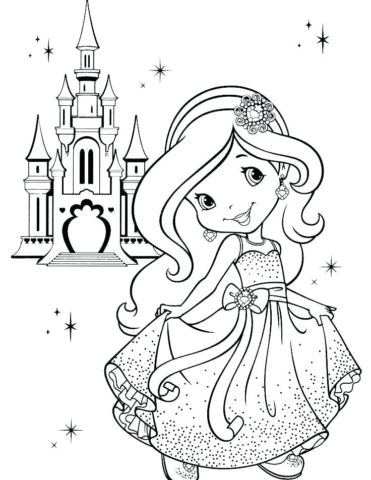 736x952 Strawberry Shortcake And Friends Coloring Pages Free Printable