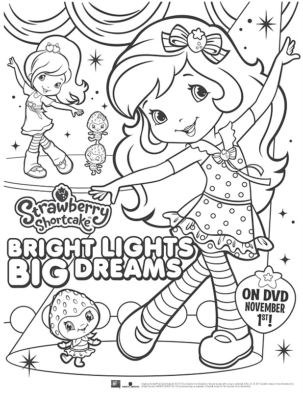 618x800 Strawberry Shortcake Printable Coloring Pages 244234235