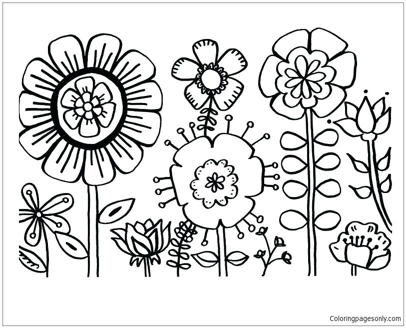 813x656 Free Summer Coloring Pages Colouring Pages Summer Coloring Page