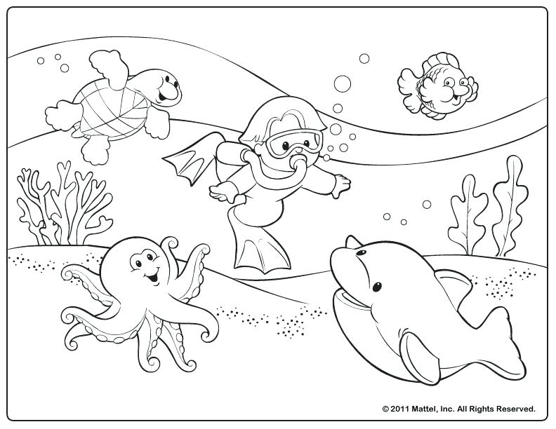 792x612 Fun Coloring Sheets Printable Free Printable Summer Coloring Pages