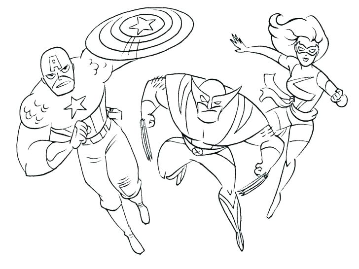 728x546 Marvel Color Pages Free Printable Superhero Coloring Pages