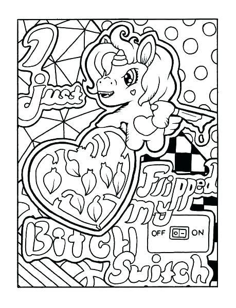459x600 Free Printable Swear Coloring Pages Idea Adult Swear Word Coloring