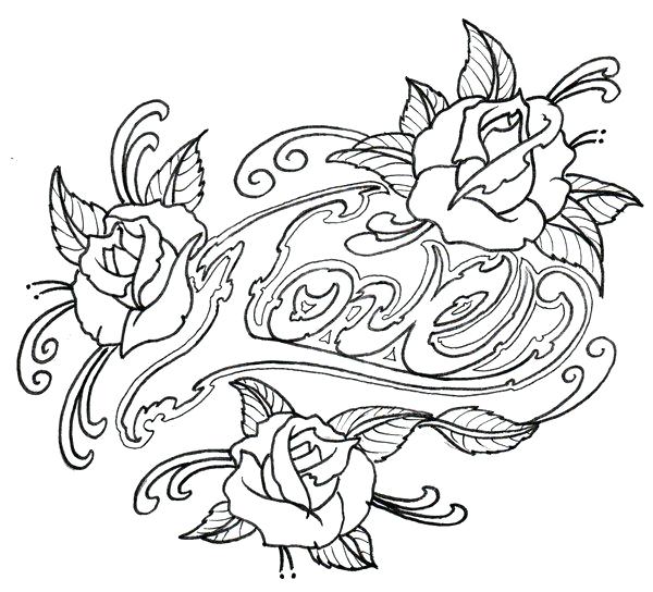 600x544 Tattoo Coloring Pages Printable Traditional Tattoo Coloring Book