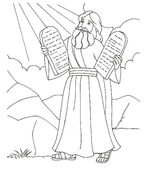 Free Printable Ten Commandments Coloring Pages