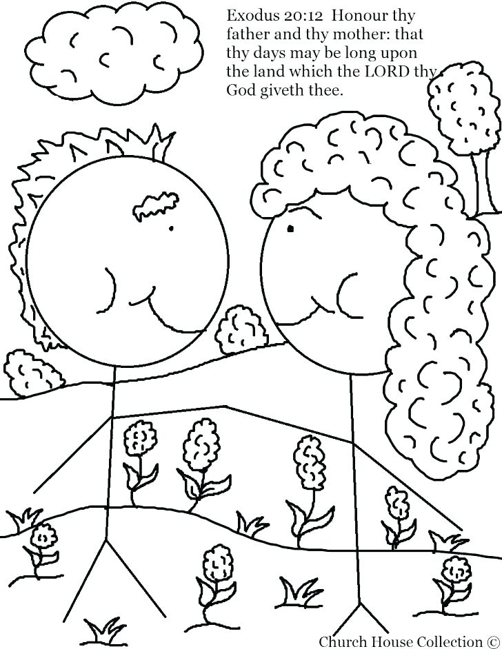 728x942 10 Commandments Coloring Page Ten Commandments Coloring Pages Free