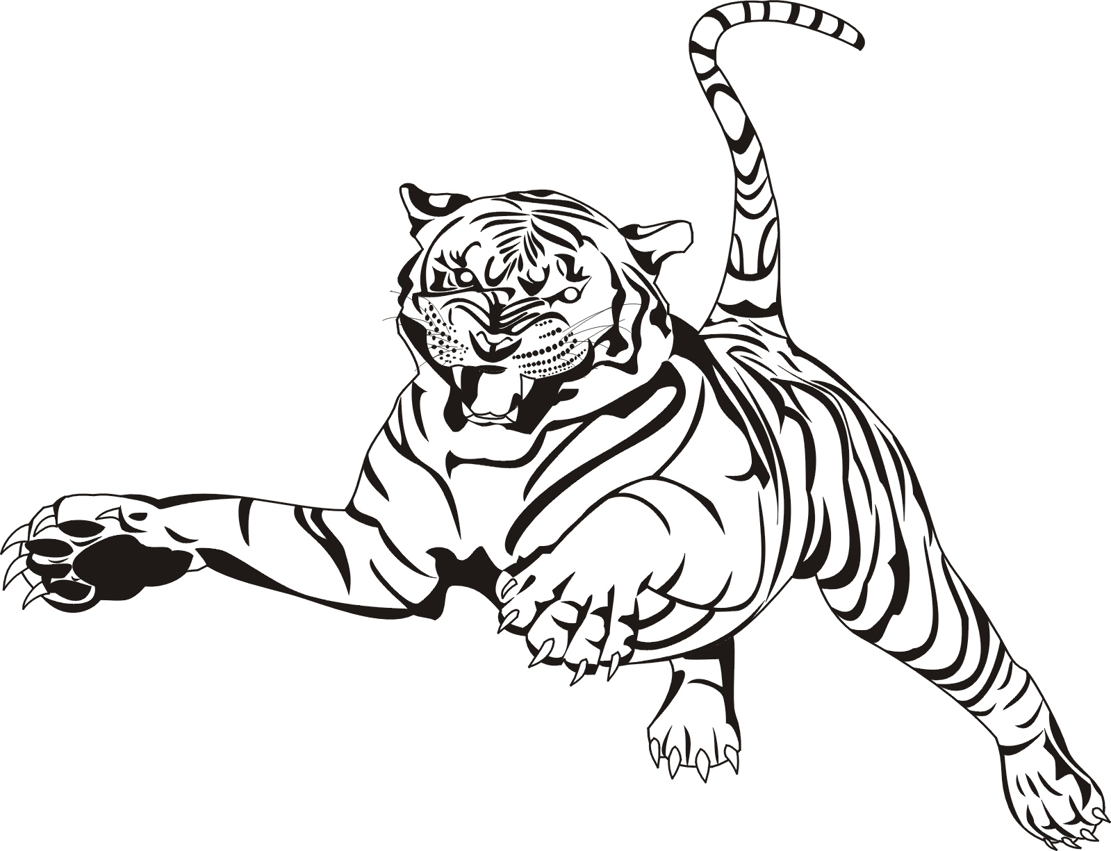 1599x1225 Tiger Animal Coloring Pages Tiger Animal Coloring Pages Tiger