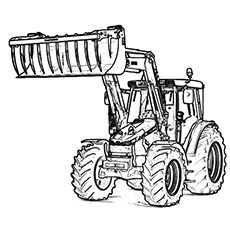 Free Printable Tractor Coloring Pages