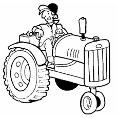 230x230 Top 25 Free Printable Tractor Coloring Pages Online